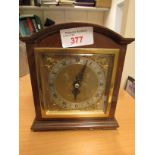 ELLIOTT MAHOGANY CASED MANTLE CLOCK