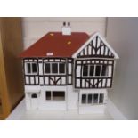 PAINTED CHILD'S DOLL'S HOUSE