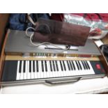 HOHNER INTERNATIONAL ORGANETTA EL-LUXE 49P ELECTRIC KEYBOARD AND STAND