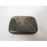Late Victorian silver vesta of plane D-shape form, the hinged lid engraved 'Babs', marks for London,