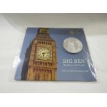Royal Mint Big Ben 2015 UK £100 fine silver coin in presentation card