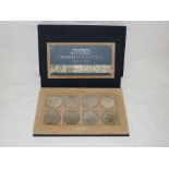 Royal Mint United Kingdom Historic Crown Collection 1951-1981, eight cupro-nickel crowns in