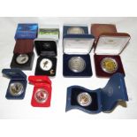 The Perth Mint 2003 Golden Jubilee one ounce silver commemorative coin with case and certificate;