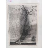 Felicity Fisher (b1922) - 'Manchester Sunrise', etching, signed in pencil, A/P, (35.5cm x 24cm) F&
