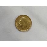 George V 1911 gold sovereign