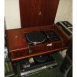 MAHOGANY VENEERED RADIOGRAM WITH GARRARD TURNTABLE AND TUNER