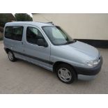 PEUGEOT PARTNER FIVE DOOR MPV, WN02 HNM - REGISTERED 29/04/02, 1868CC DIESEL ENGINE, MANUAL GEARBOX,