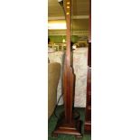 ART DECO MAHOGANY STANDARD LAMP BASE