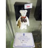 ROYAL CROWN DERBY BEAR 'BORN TO SHOP AT GOVIERS' LIMITED EDITION 402 / 1000 WITH BOX
