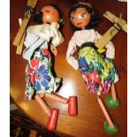 TWO PELHAM PUPPETS - GYPSY WOMEN