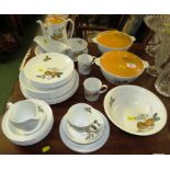 VINTAGE ALFRED MEAKIN GLO-WHITE DINNER AND COFFEE WARE