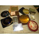 VARIOUS VINTAGE POWDER COMPACTS