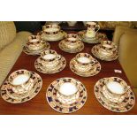 JSW CHINA 'MONA' PART TEA SET INCLUDING CUPS, SAUCERS, MILK JUG AND SIDE PLATES