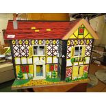 MODERN DOLLS HOUSE WITH CONTENTS OF FURNITURE