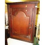 OAK CORNER CUPBOARD (KEY IN OFFICE)