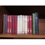 SHELF OF FRENCH LANGUAGE BOOKS INCLUDING EDITION LUTETIA TITLES AND 'LE GRAND MEAULNES' BY ALAIN-