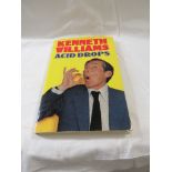 Kenneth Williams - Acid Drops, published by J. M. Dent & Sons Ltd, 1980, with dustwrapper, title