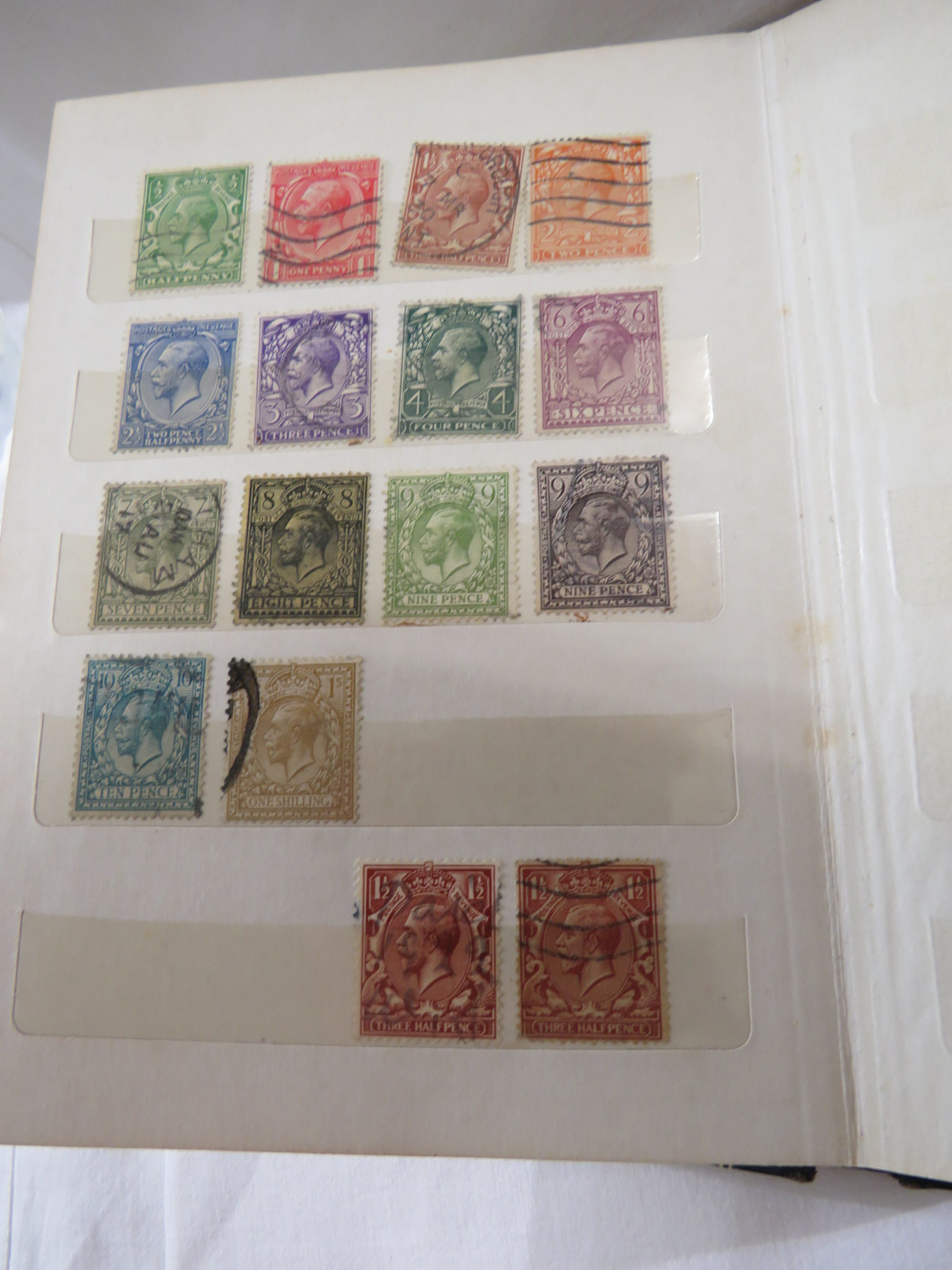 A green pocket album of Victorian and other stamps - Image 4 of 5