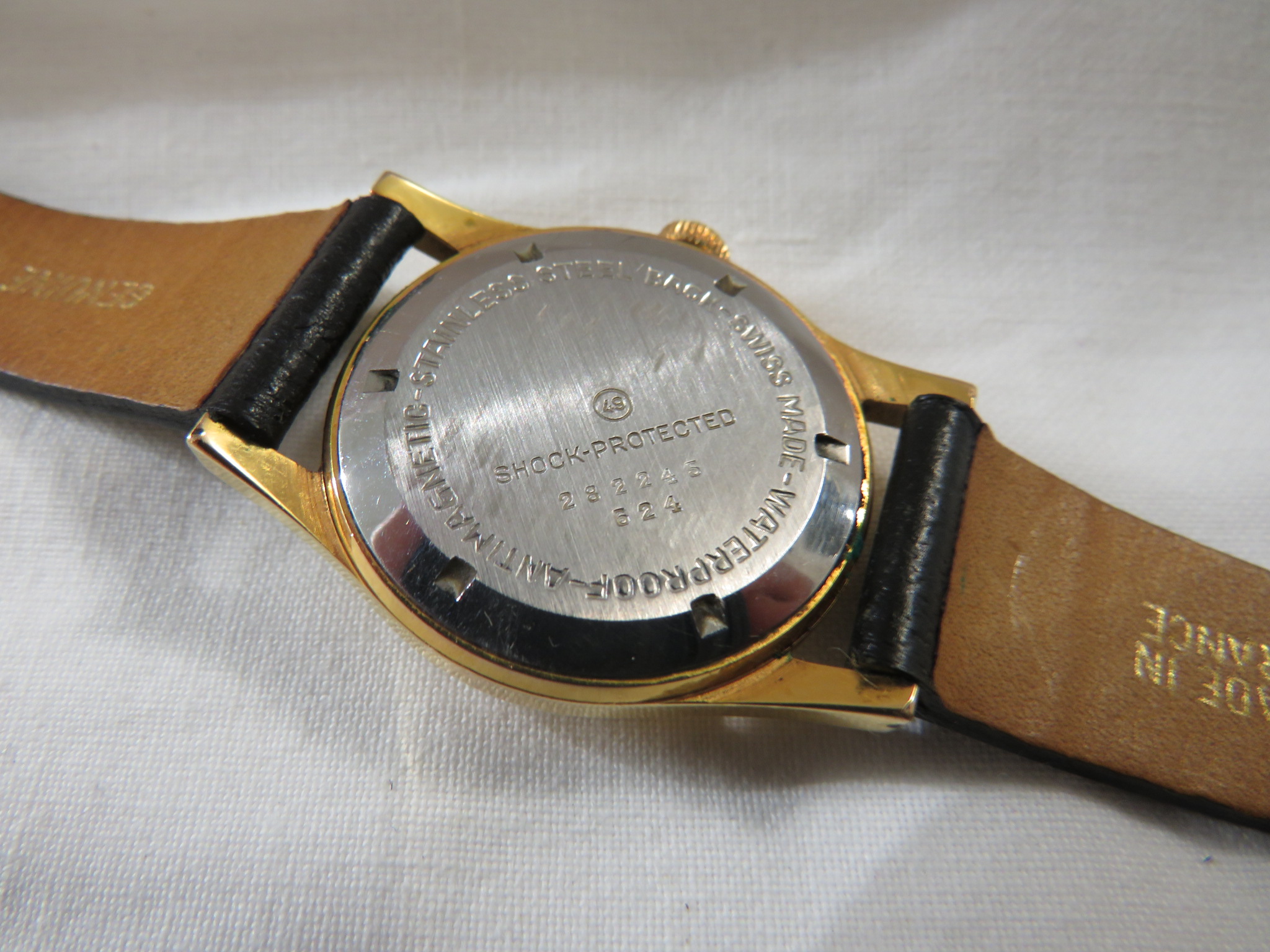 Aerowatch Neuchatel gentleman's wristwatch, Arabic numerals with subsidiary seconds dial, - Image 3 of 3