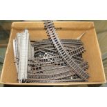 Box of Tri-ang OO gauge straight and curved track