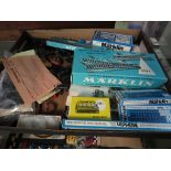 Marklin boxed track and accessories 5116, 5117, 5131, 5146, 5147, 7211, 7291, a small quantity of