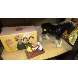 BOXED COALPORT WALLACE AND GROMIT 'A CLOSE SHAVE - WOOLSHOP ENCOUNTER' ORNAMENT AND CERAMIC