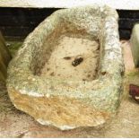 SMALL COMPOSITE STONE TROUGH