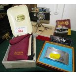 SELECTION OF VINTAGE POCKET LIGHTERS INCLUDING ONE IN FORM OF CAMERA, RONSON FLO-LINE, FIREFLY