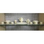 ART DECO STYLE BURLEIGH WARE ZENITH COFFEE SET, LIDDED SERVING BOWLS AND DISH