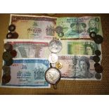 SMALL QUANTITY OF BANK NOTES INCLUDING RESERVE BANK OF RHODESIA AND STATES OF JERSEY, TOGETHER