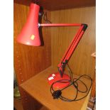 ANGLEPOISE MODEL 90 RED DESK LAMP