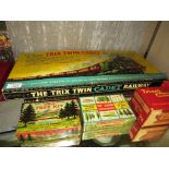 SELECTION OF VINTAGE RAILWAY ITEMS INCLUDING TRIX TWIN CADET RAILWAY SET (A/F), OTHER BOXED ITEMS