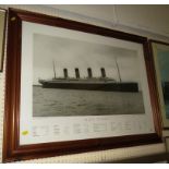 FRAMED PHOTOGRAPH OF RMS TITANIC