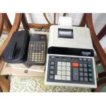 BOXED WILDING PD 1264 ELECTRONIC CALCULATOR AND TEXAS INSTRUMENTS CALCULATOR