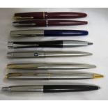 PARKER FRONTIER FOUNTAIN PEN, PARKER DUOFOLD FOUNTAIN PEN, PARKER FOUNTAIN PEN WITH BEAK NIB AND