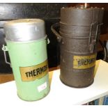 TWO VINTAGE THERMOS FLASKS/CONTAINERS