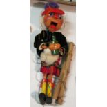 A boxed Pelham standard puppet McBoozle