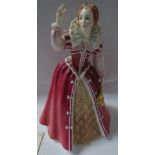 Royal Doulton limited edition Queens of the Realm figure Elizabeth I, HN 3099, numbered 741/5000,