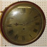 **Payment in person or by bank transfer only**An 18th century wall clock by William Carns of London.