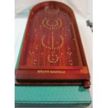 Jaques London boxed hit-a-run bagatelle board