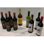 Eight bottles of Cornish wine including four bottles of Goen Brenn Winery Cornish Pixie Red 75cl,