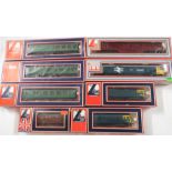 Eight boxed Lima models: 205142 MWG, 205121 MWG, two 205114 MWG, two 305322 W, 305333 W and 303162