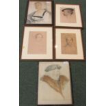 Five reproduction colour prints after portraits of Tudor era historical figures - Father of Sir