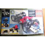 BOXED VINTAGE TECHNICAL LEGO SET 8860 AND BOXED SUPER TRACK TWO SLOT RACING SET