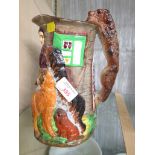 BURGESS & LEIGH BURSLEM REPRODUCTION CERAMIC JUG TITLED 'OLD FEEDING TIME JUG MADE BY SAMUEL