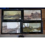 A collection of Stuart Lloyd framed prints.