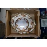 A collection of Wedgwood dinnerware in the G1270 pattern to include very large meat platter,