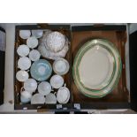 A mixed collection of items to include Royal Doulton Melrose patterned teaware pendant patterned