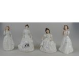 Royal Doulton figurines to include Amanda HN3635, Welcome HN3764,