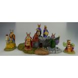 Royal Doulton Bunnykins Arthurian Legends collection plus stand (boxed), Sir Galahad DB299,